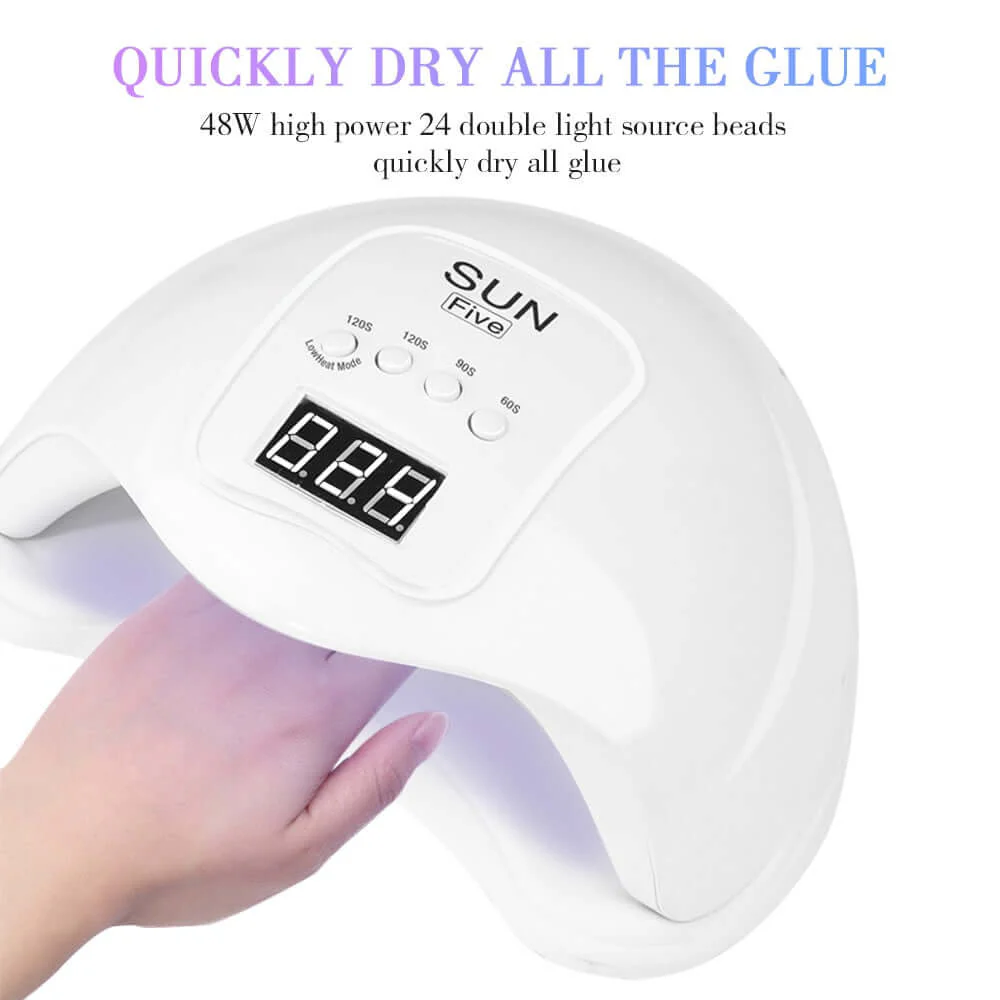 48W Nail Dryer Fast Drying Gel Nail Dryer - Image 7