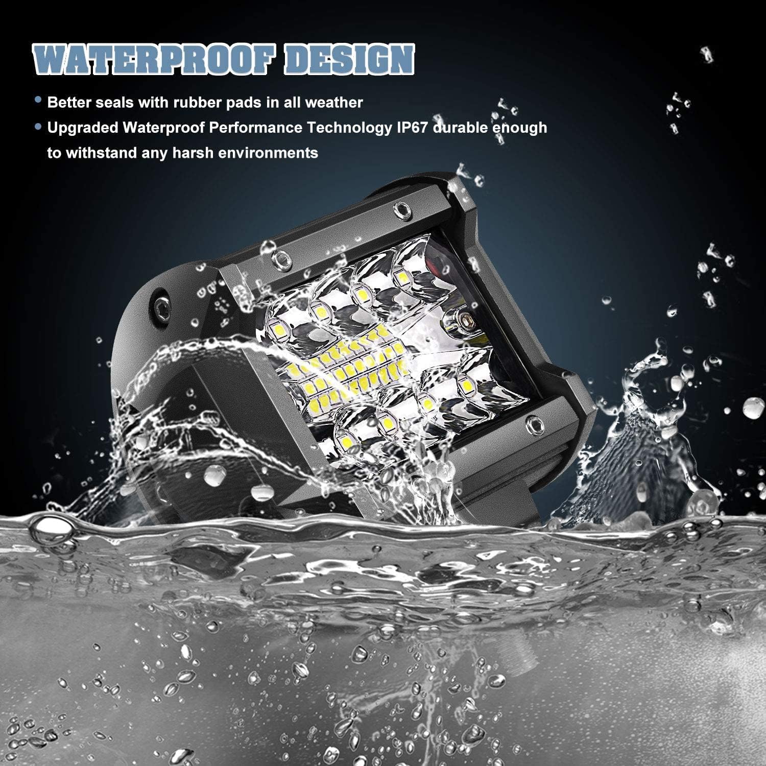 4Inch LED Work Light Bar - Image 2
