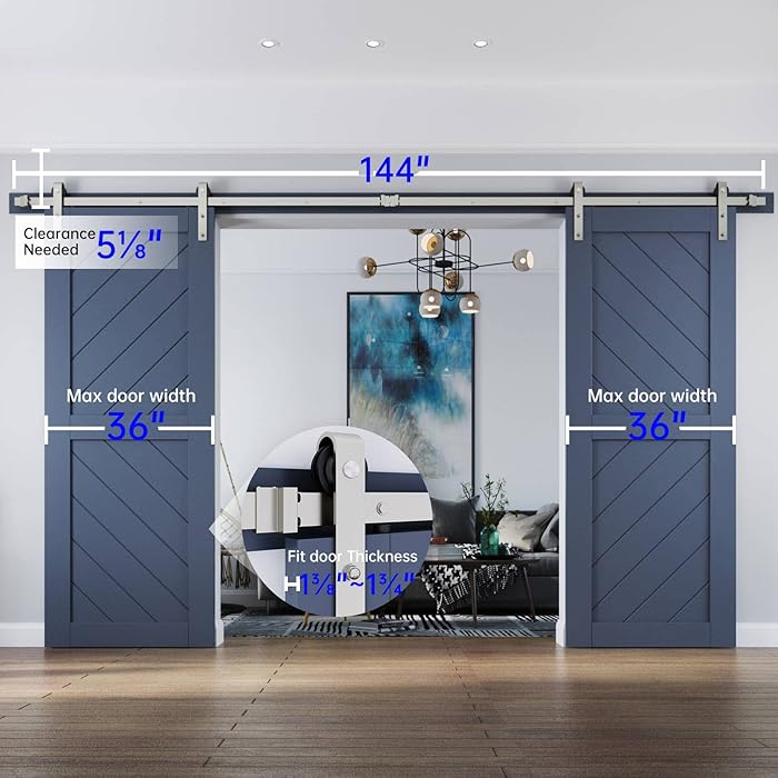4M Barn Door Hardware - Image 4