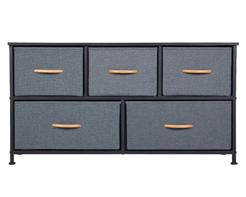 5 Drawer Storage Chest Lowboy - Image 8