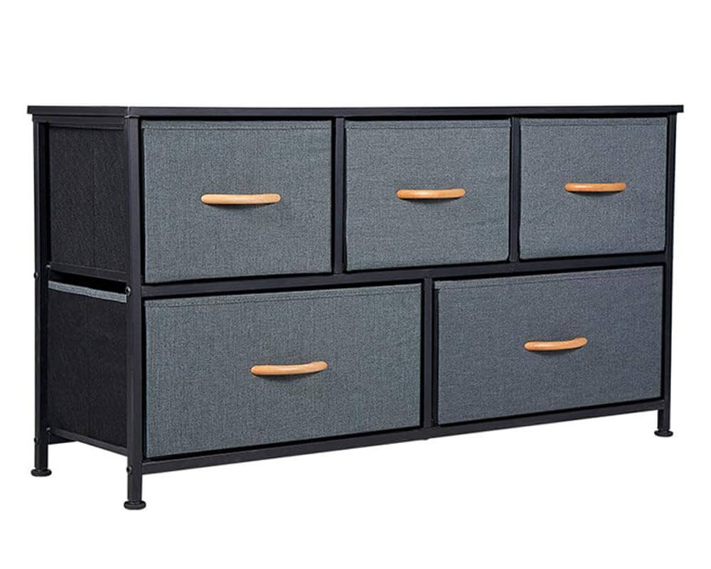5 Drawer Storage Chest Lowboy - Image 9
