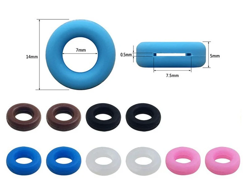 5 Pairs Clean Eyeglasses Silicon Antislip Holder Glasses Cover Ear Hook Retainer - Image 2