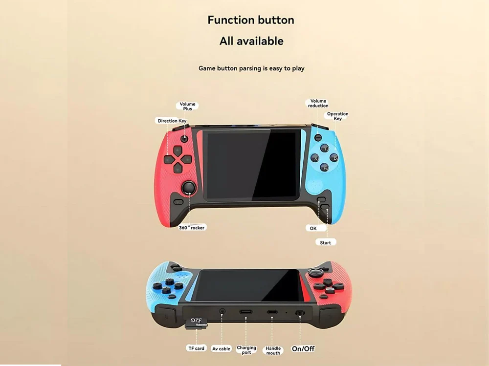 500 in 1 Retro Handheld Gaming Device - Image 10