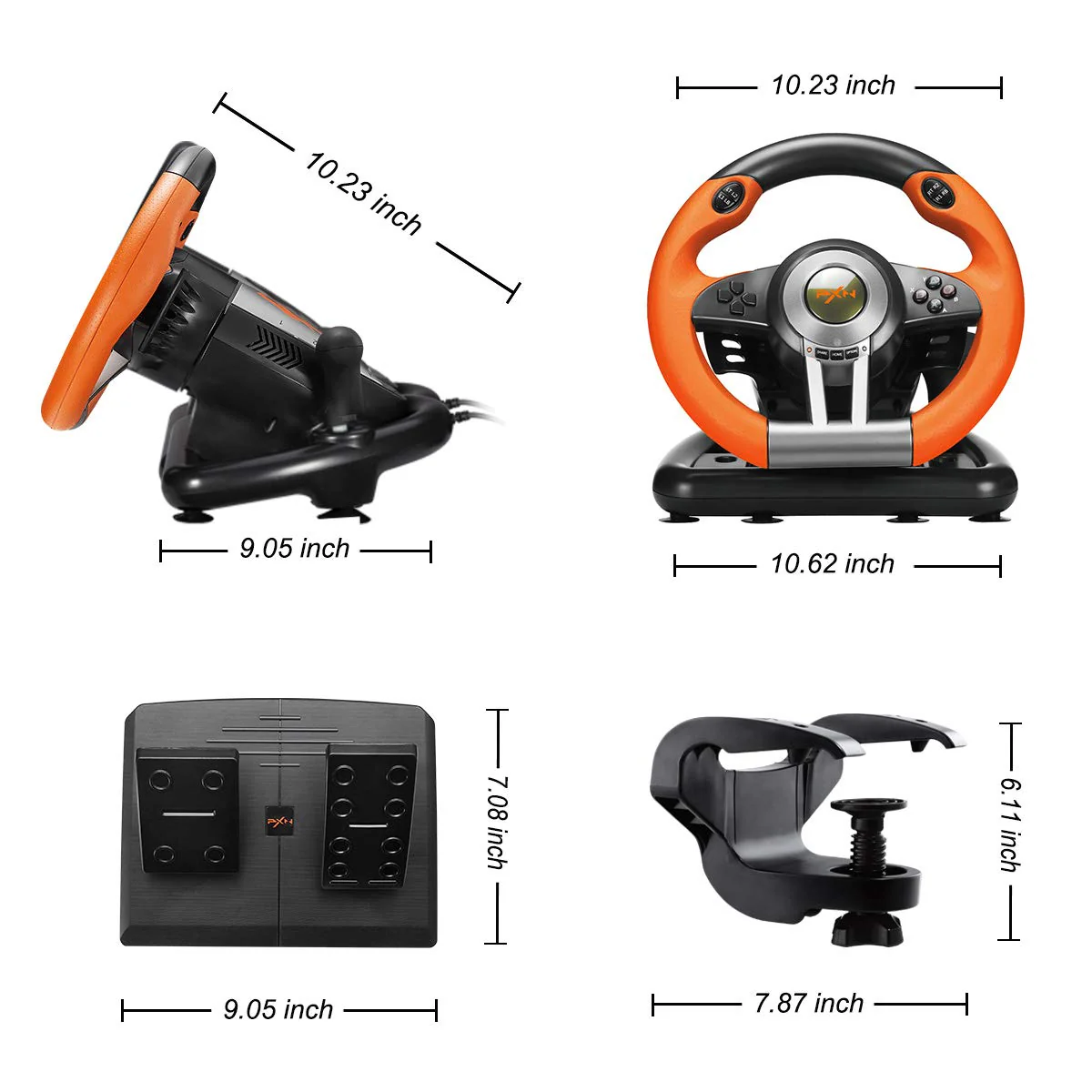 Racing Wheel PS4 Steering Wheel - Image 4