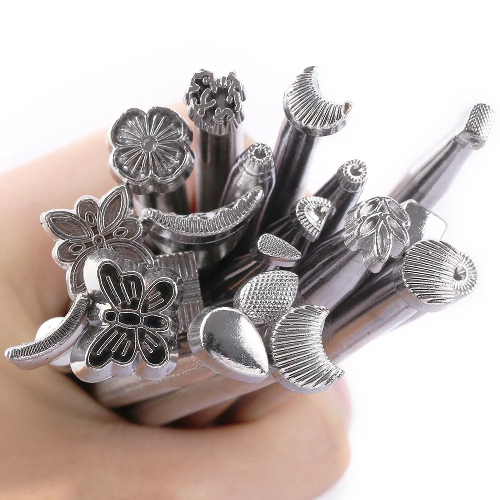 59PCs  Leather Craft Tools Kit Tools DIY Groover Punch Kit Stiching Carving Craft Sewing - Image 7