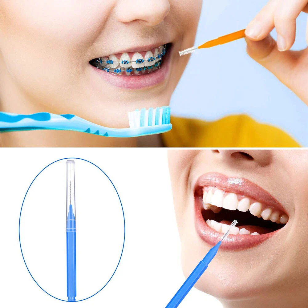 60Pcs X 1.2 mm Interdental Brushes Health Care Tooth - Image 16