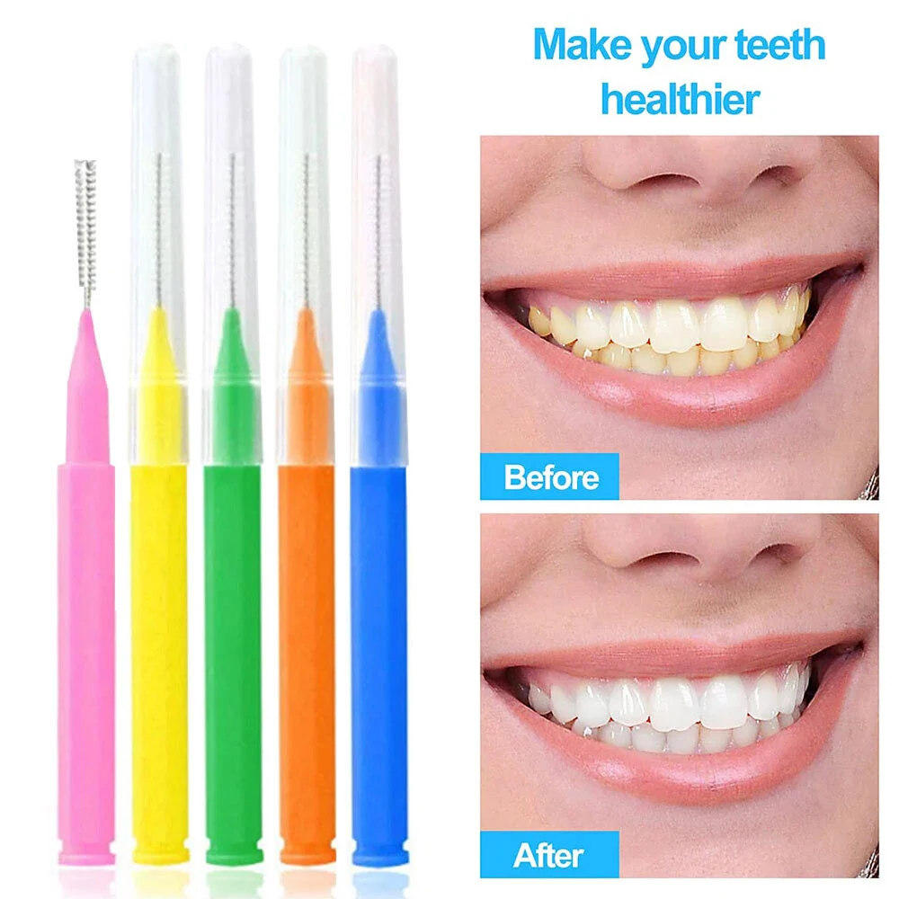 60Pcs X 1.2 mm Interdental Brushes Health Care Tooth - Image 19