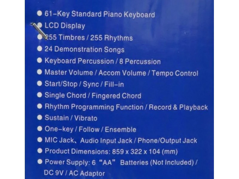 61 Key Electronic Piano Keyboard MK-2106 - Image 10