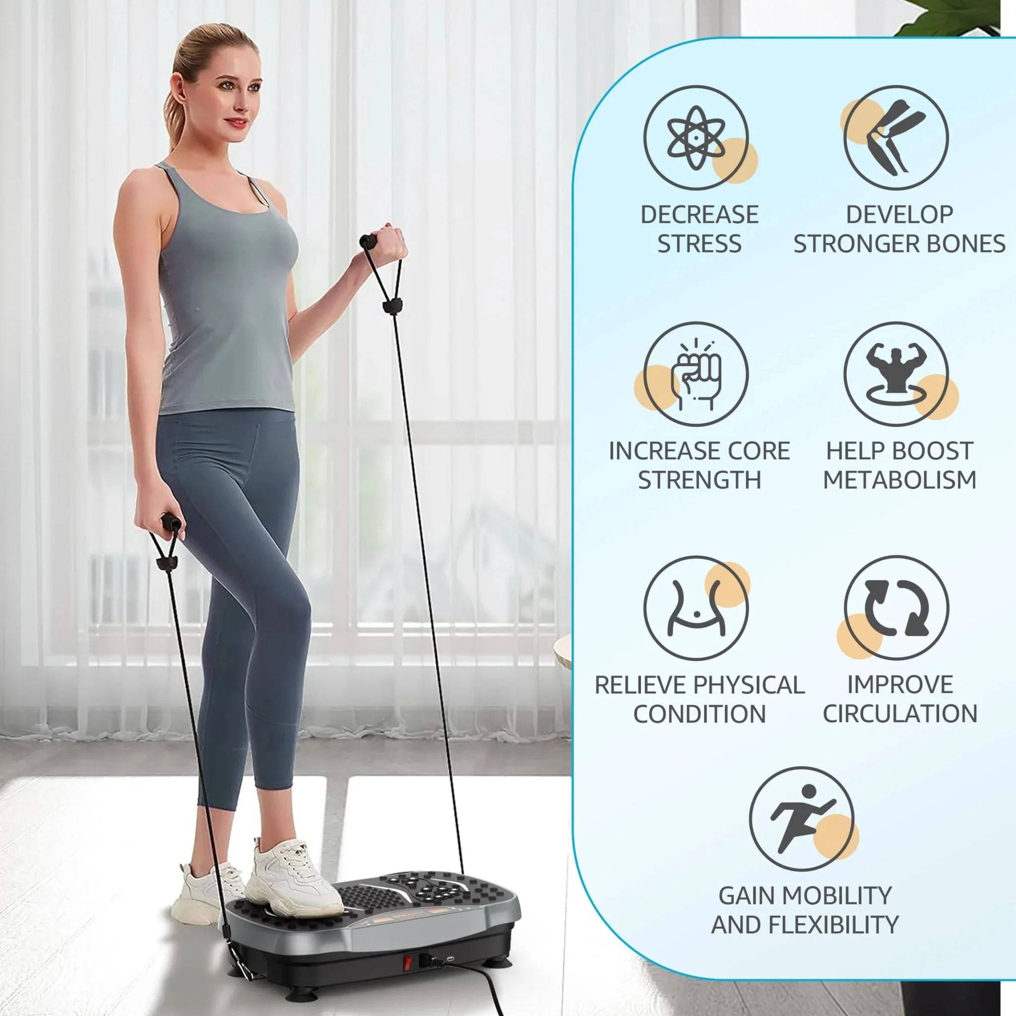Vibration Plate Lymphatic Drainage Machine for Weight Loss - Image 7