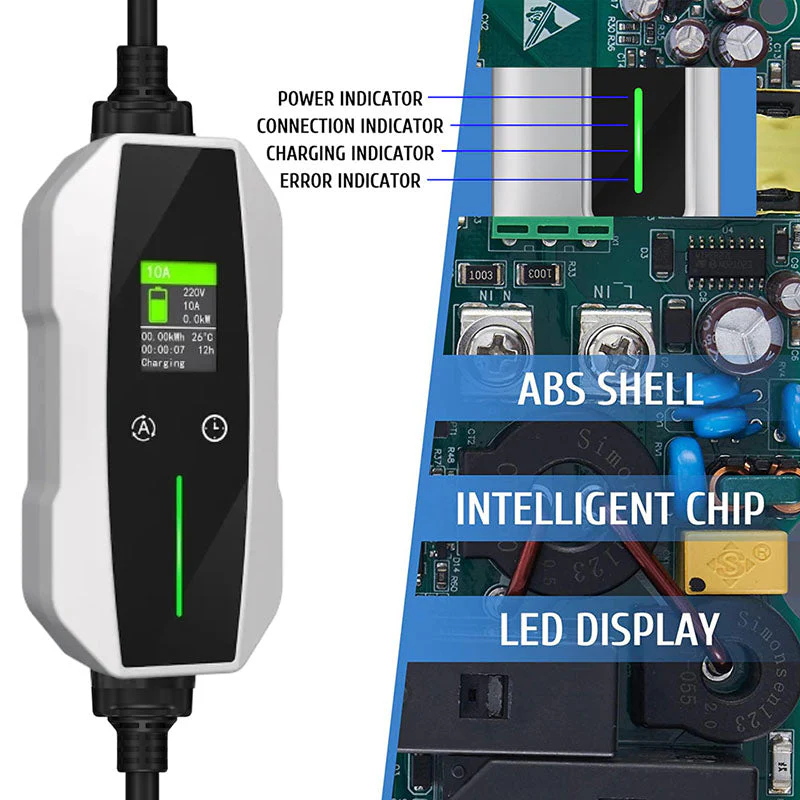 Portable EV Charger Type 2 (10A, 2.3kW) - Image 7