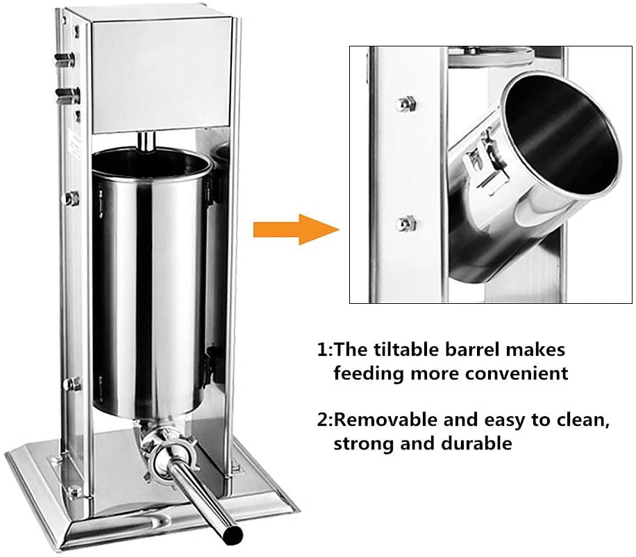 7L Sausage Maker Stuffer Filler - Image 7