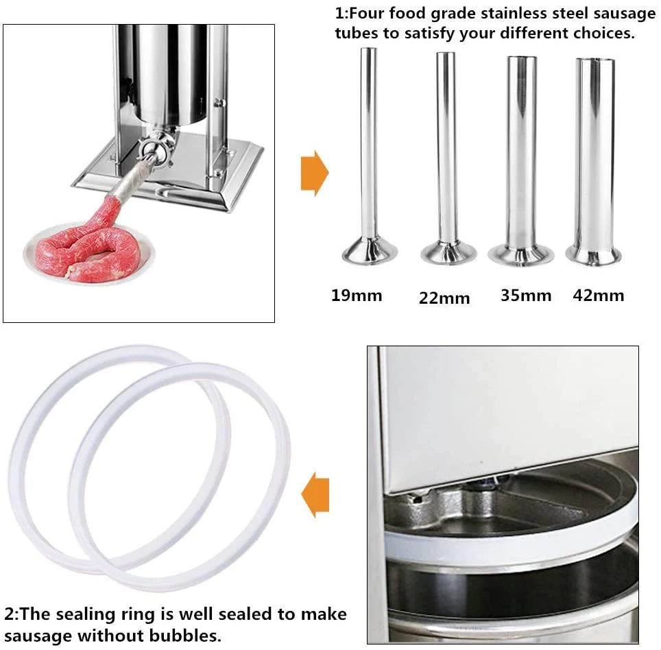 7L Sausage Maker Stuffer Filler - Image 9