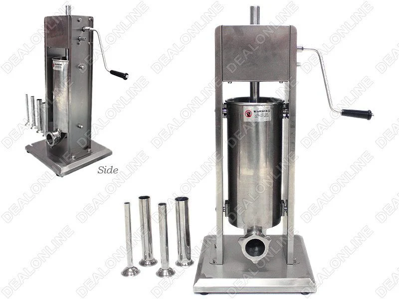 7L Sausage Stuffer Stainless Steel Sausage Maker Machine - Image 2