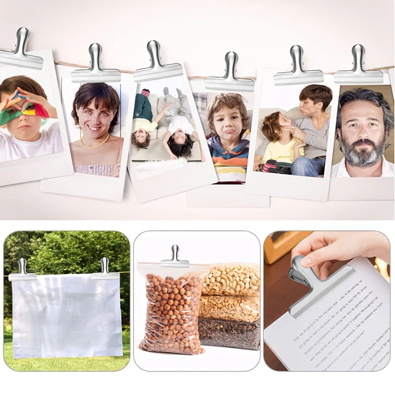 8 Pcs Stainless Steel Food Grid Clips - Image 4