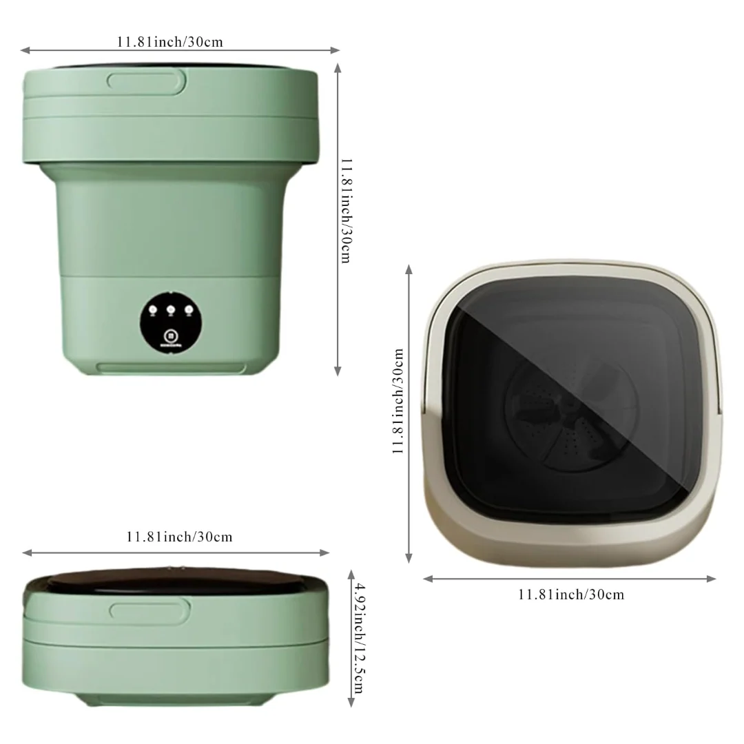8L Foldable Washing Machine Mini Cloths Laundry Machine - Image 5