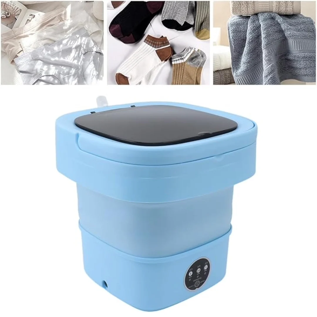 8L Foldable Washing Machine Mini Underwear Laundry Machine - Image 6