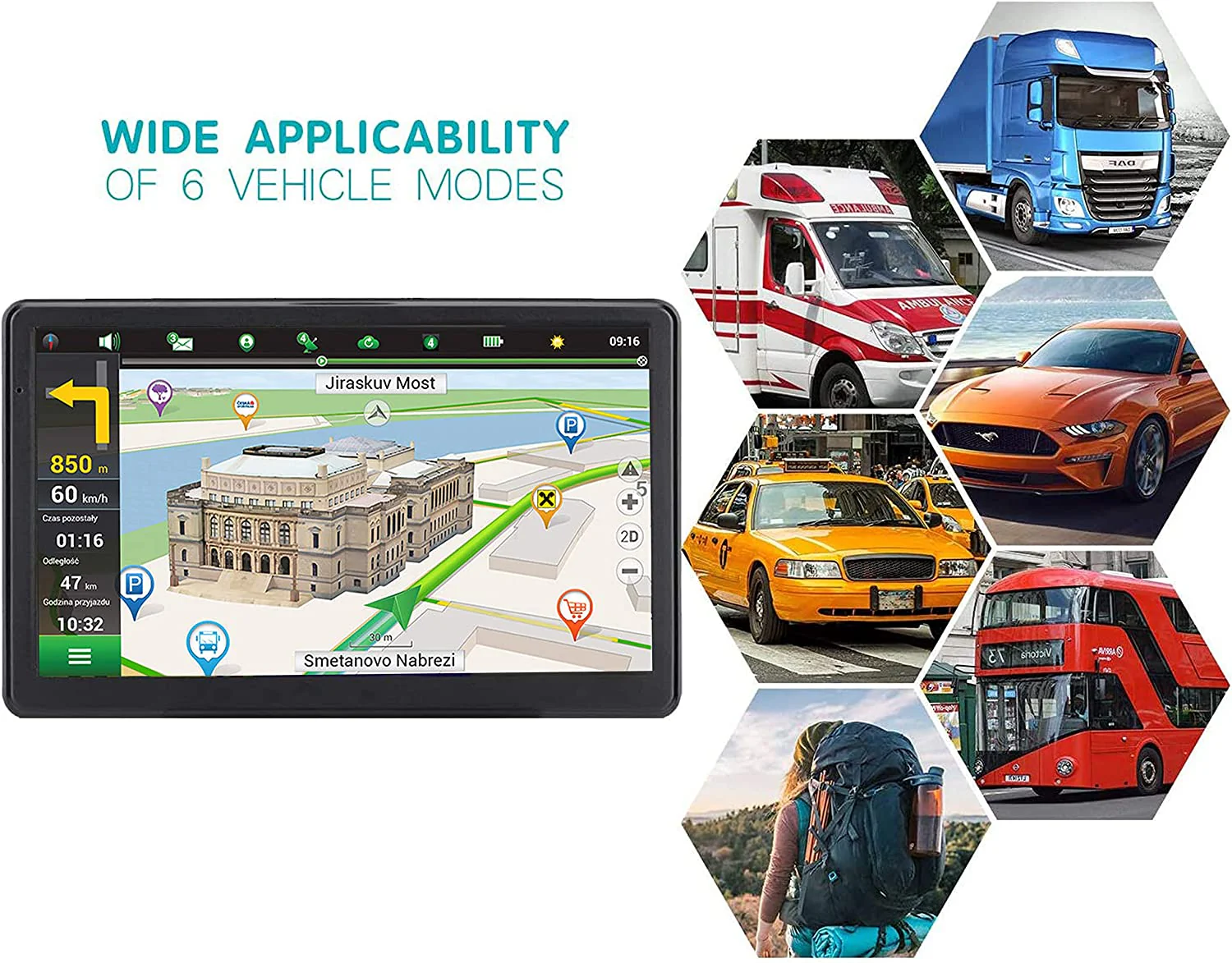 9" Car GPS Navigation - Image 5