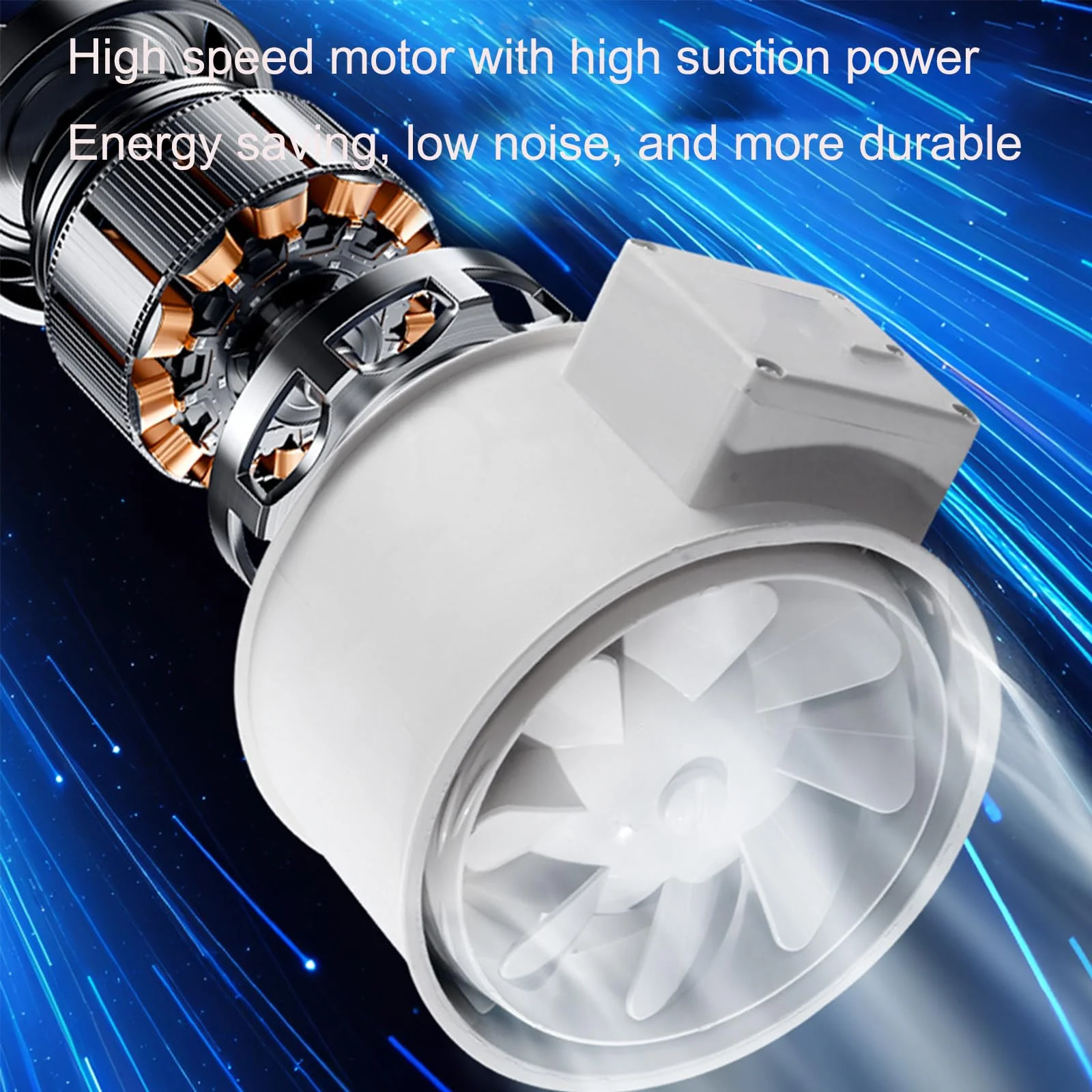 4" Inline Extractor Fan Exhaust Duct - Image 11