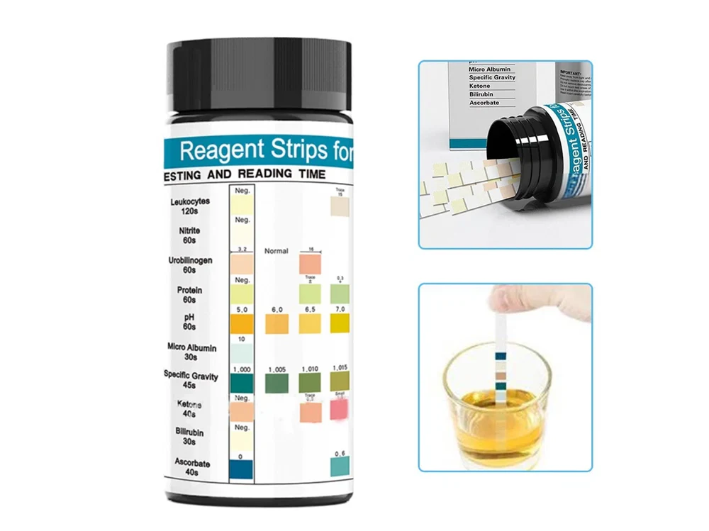 Urine PH Test Strips Protein Ketone Testing Strip - Image 6