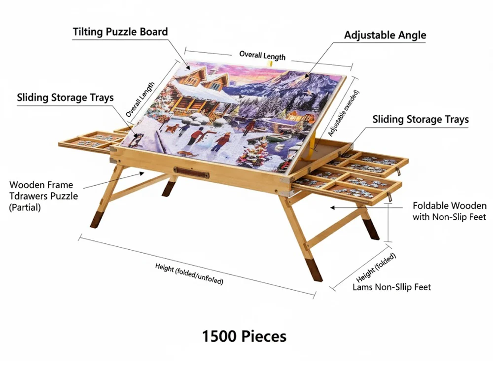 Jigsaw Puzzle Board 1500 pcs - Image 5
