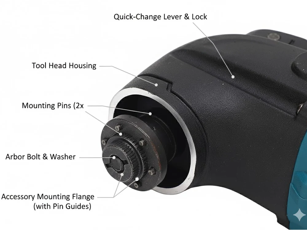 Cordless Oscillating Multi tool Fits Makita 18V Battery - Image 10