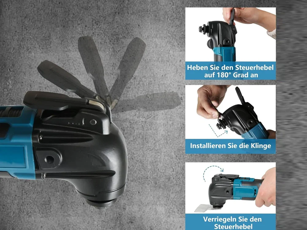 Cordless Oscillating Multi tool Fits Makita 18V Battery - Image 12