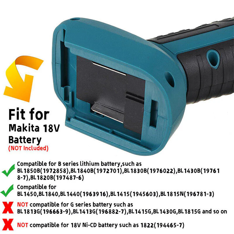 Cordless Oscillating Multi tool Fits Makita 18V Battery - Image 5