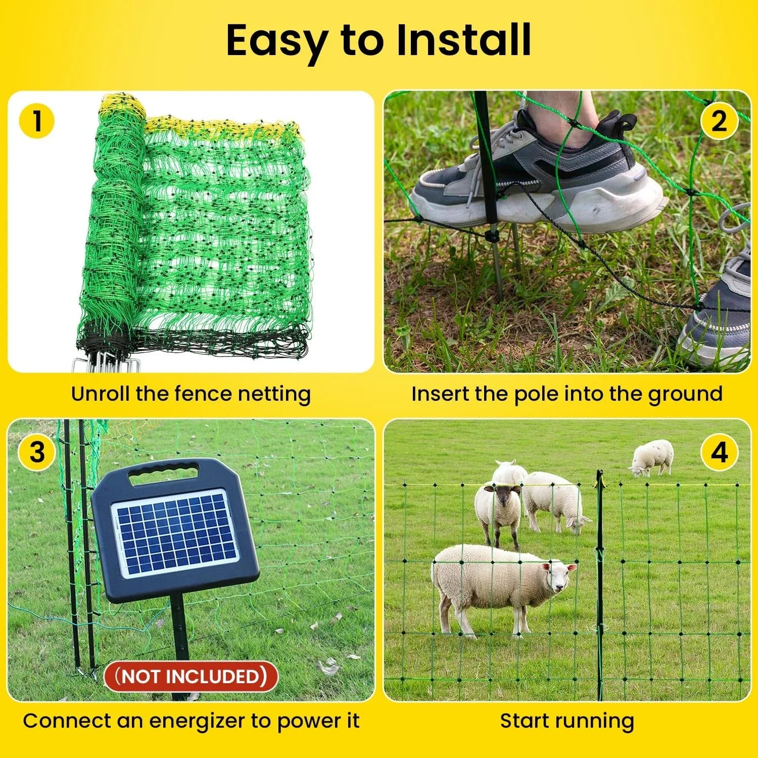Electric Fence Netting Fence - Image 10