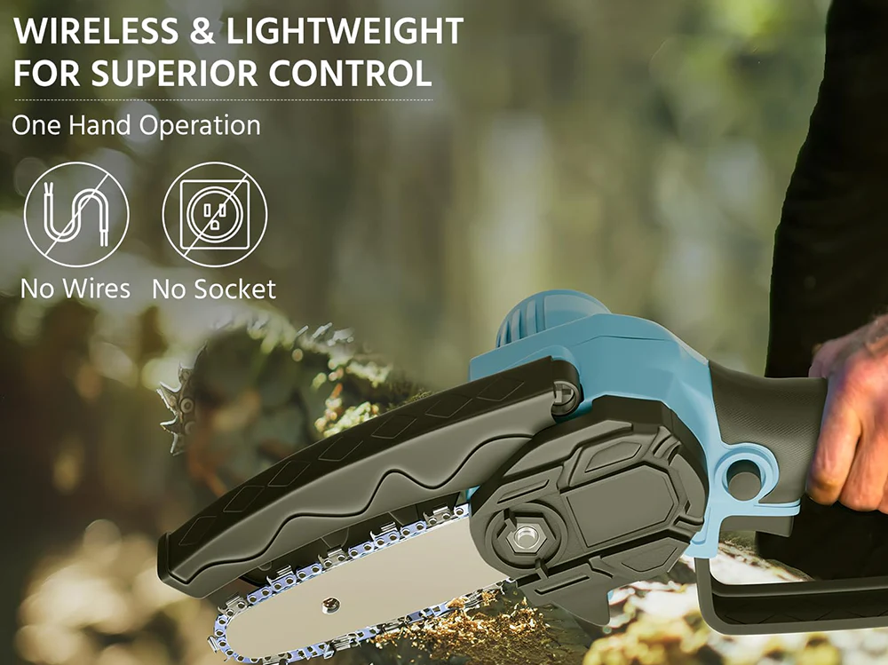 Mini Chain saw Cordless Power Chain Saws 4" - Image 12