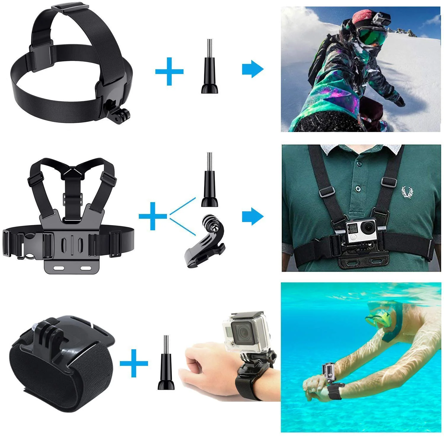Action Camera Accessories 49-in-1 - Image 8