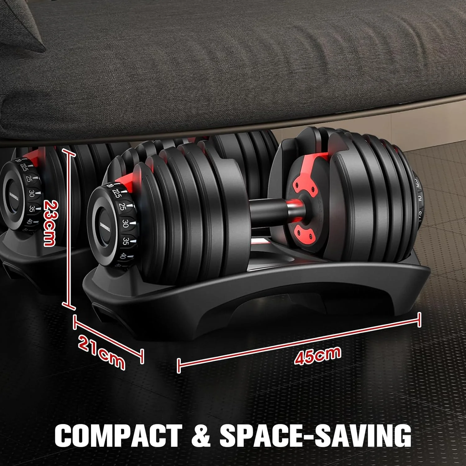 Adjustable dumbbells 24Kg - Image 9
