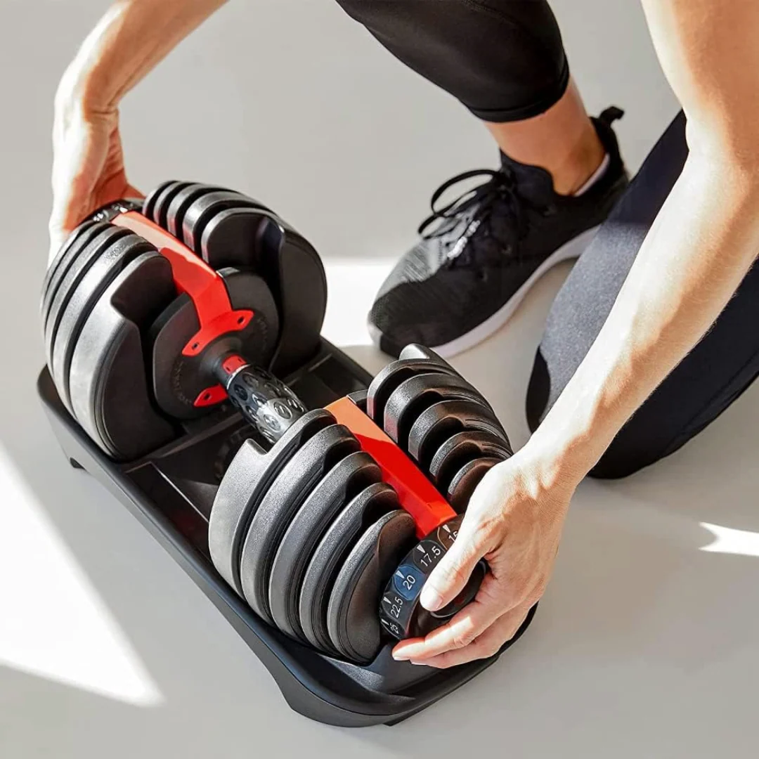 Adjustable Dumbbells 24Kg Pair - Image 14