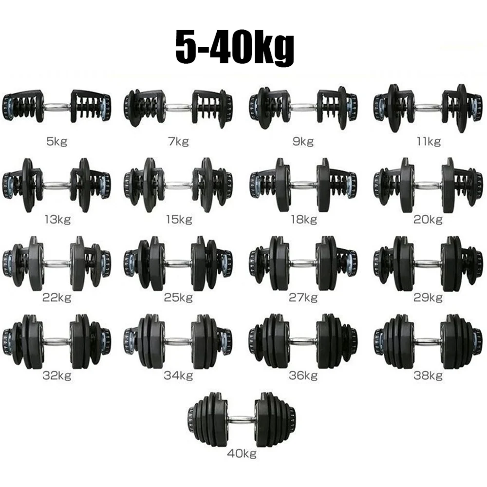 Adjustable dumbbells 80Kg - Image 5
