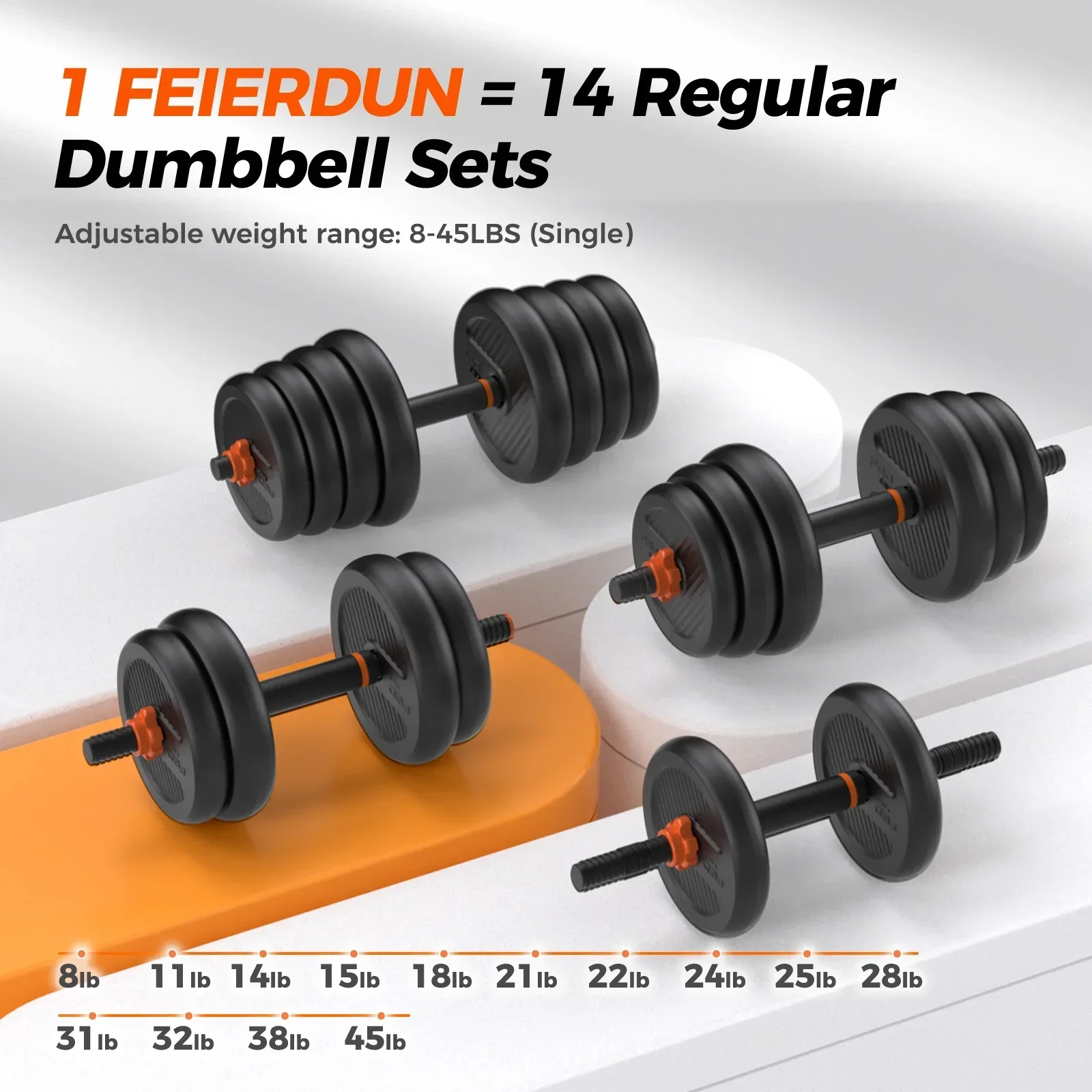 Adjustable Dumbbells 40KG - Image 6