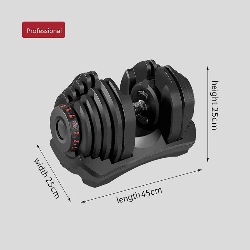 Adjustable Weights Dumbbell Set 24Kg Pair - Image 8