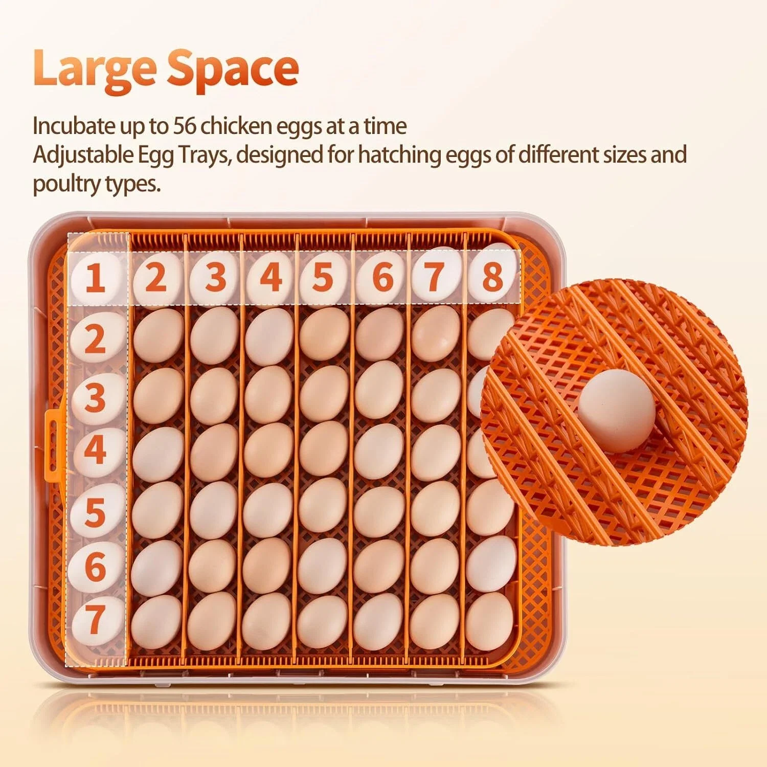 Automatic Egg Incubator 56-70 Eggs - Image 6