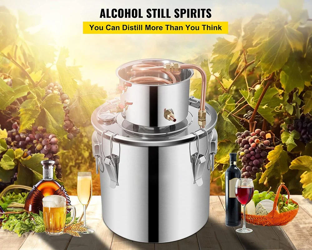 Alcohol Distiller Still Water Wine Spirits Brew Home 21L - Image 3