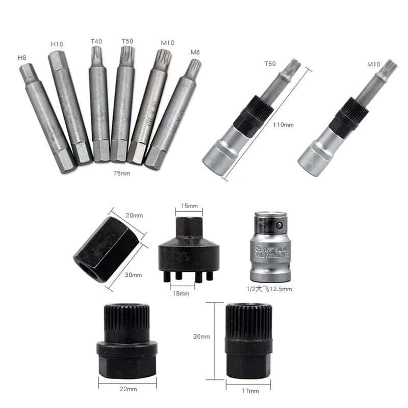 Alternator Pulley Tool Kit 13Pc / Alternator Repair Service Special Tool Kit - Image 3