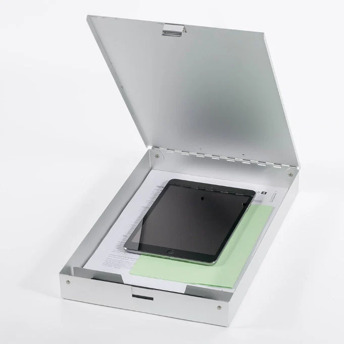 Aluminum Clipboard with Storage - Image 3