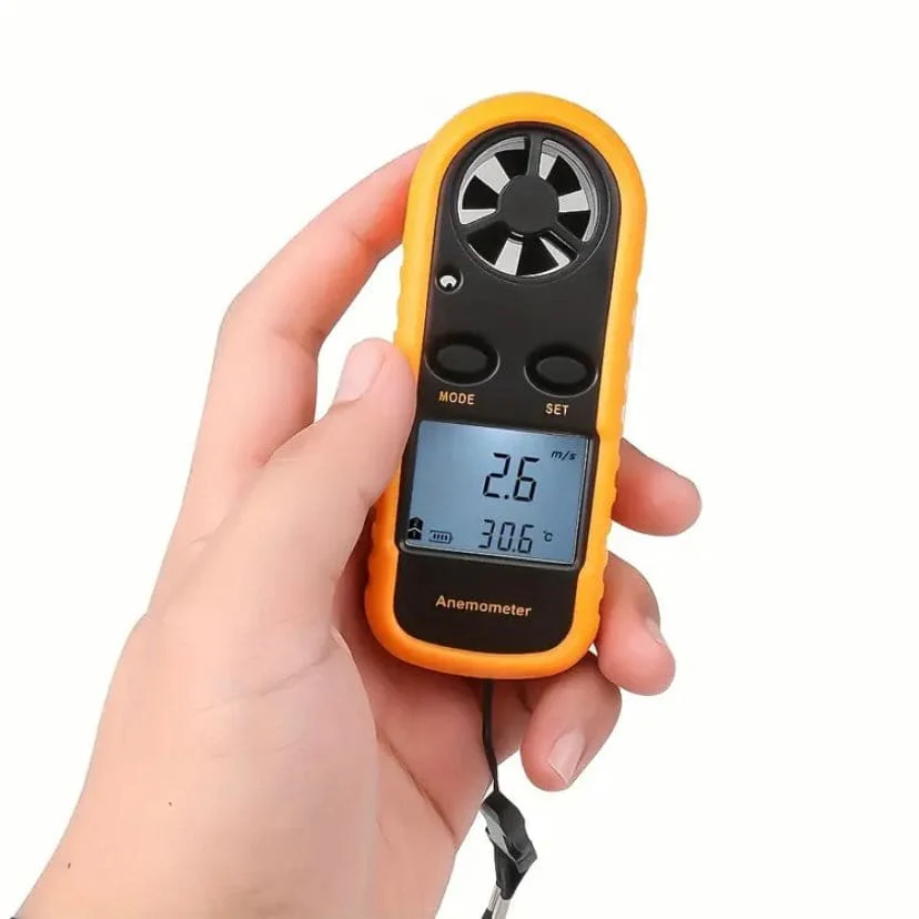 Anemometer - Wind Speed & Air Temperature Meter - Image 7