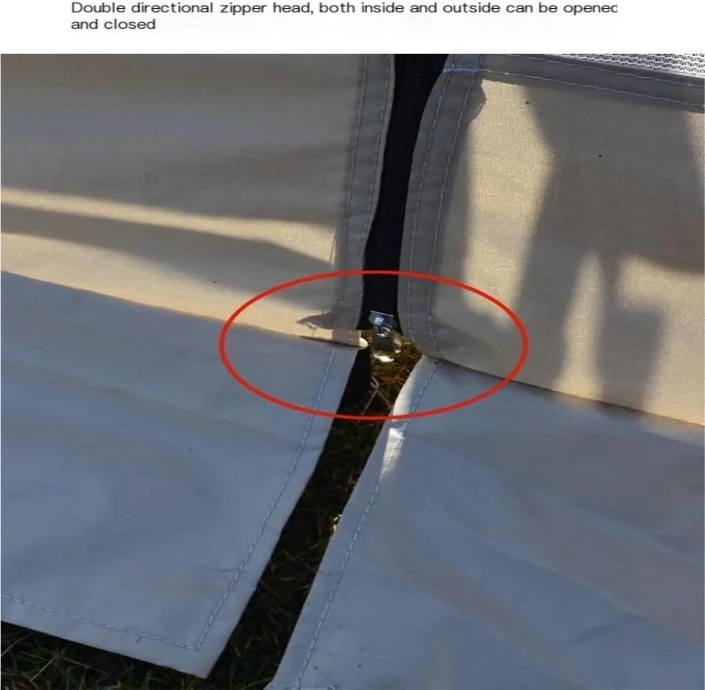 Anti-Mosquito Awning Canopy – Mesh Screen Portable Beach & Camping Tent - Image 6