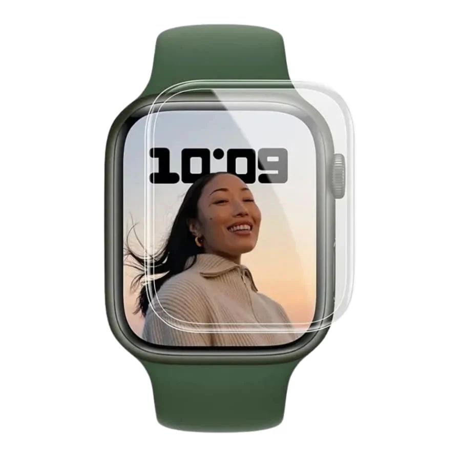Hydrogel Screen Protector for Apple Watch Series 9 (45mm) (Pack of 6)
