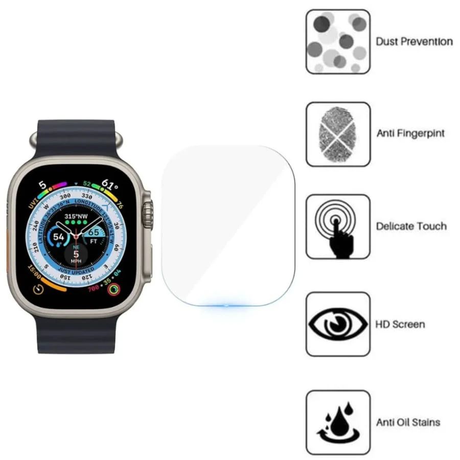 Screen Protector for Apple Watch Ultra 2 (Clear) - Image 2