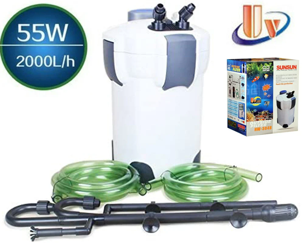 Aquarium Filter External Canister Fish Tank 2000 L/H with UV - Image 4
