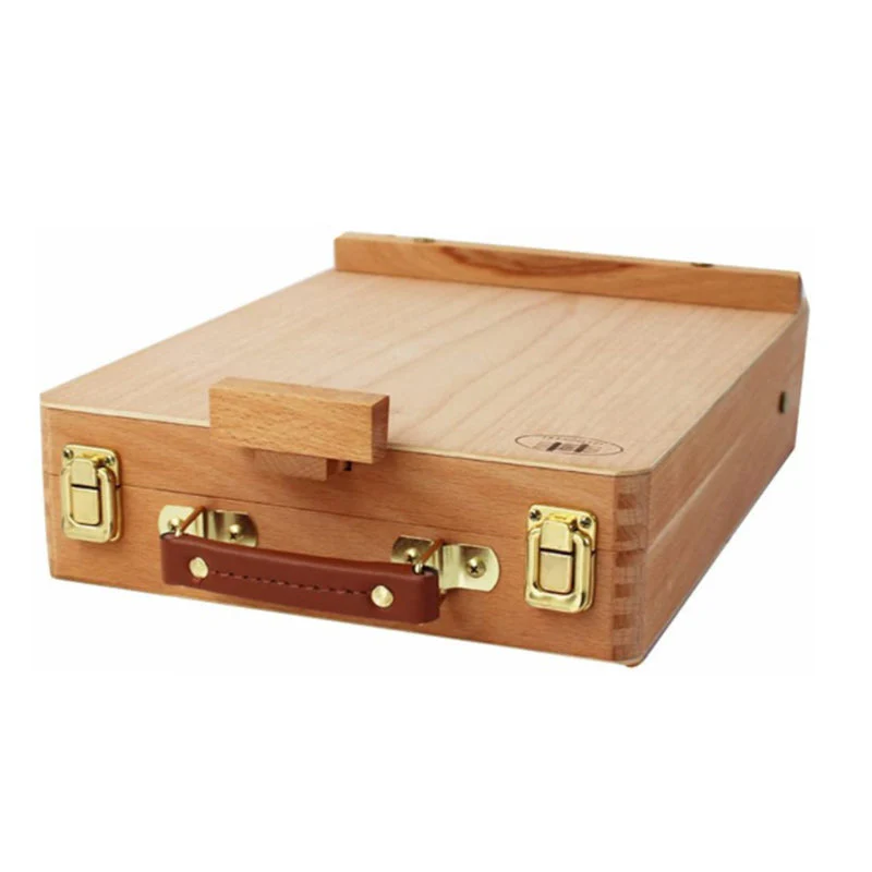 Art Supplies Easel Sketch box Painting Storage Box Adjust Wood Tabletop Easel - Image 2