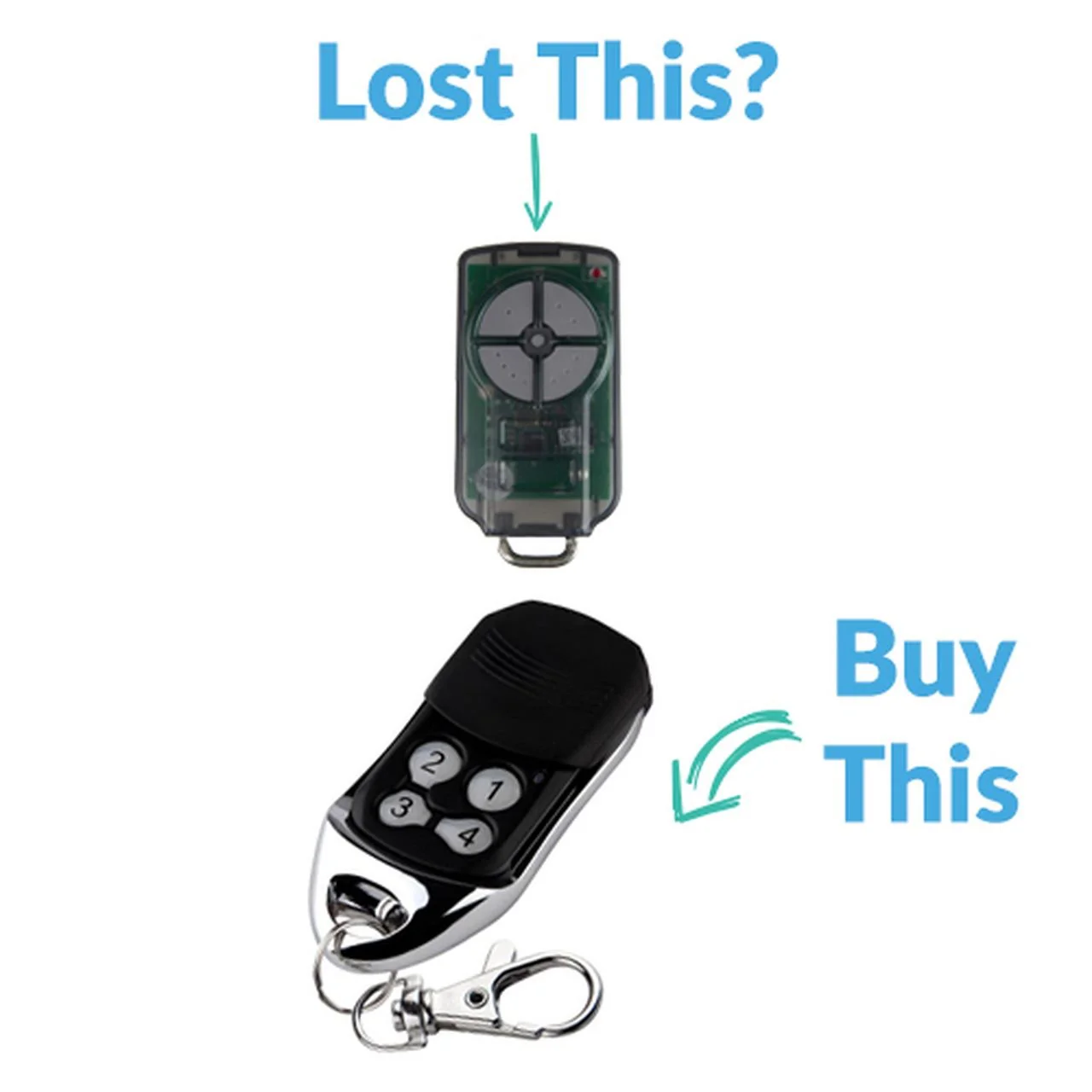 Garador GDO11 v1 GDO-11v1 GDO-11 Ero Garage Door Remote Replacement - Image 3