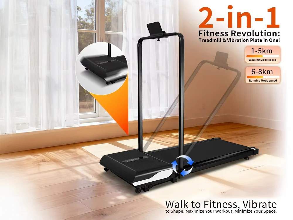 Treadmill with Vibration Plate - Image 3