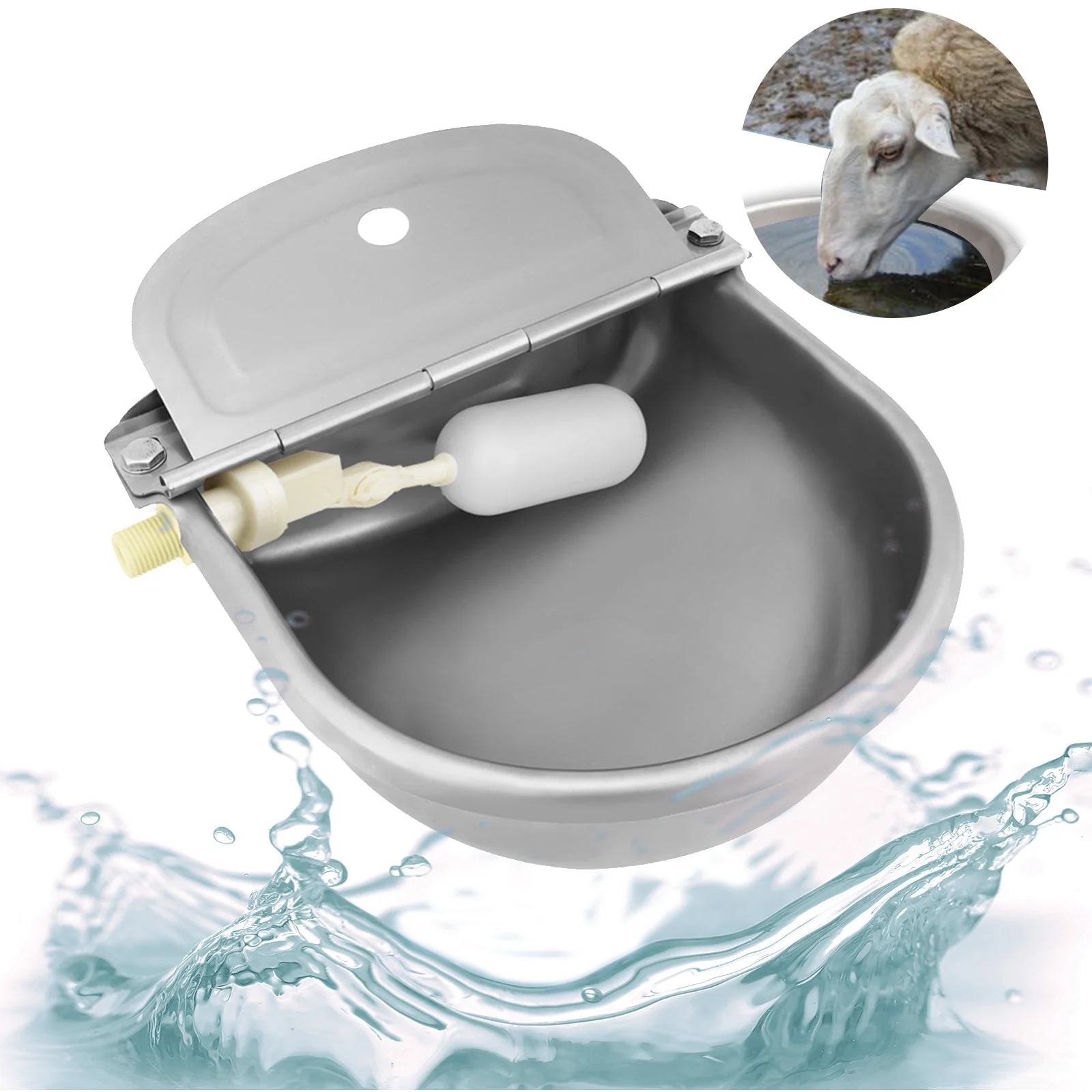 Automatic Drinking Bowl Water Trough for Livestock Cattle Horse Cows - Image 2