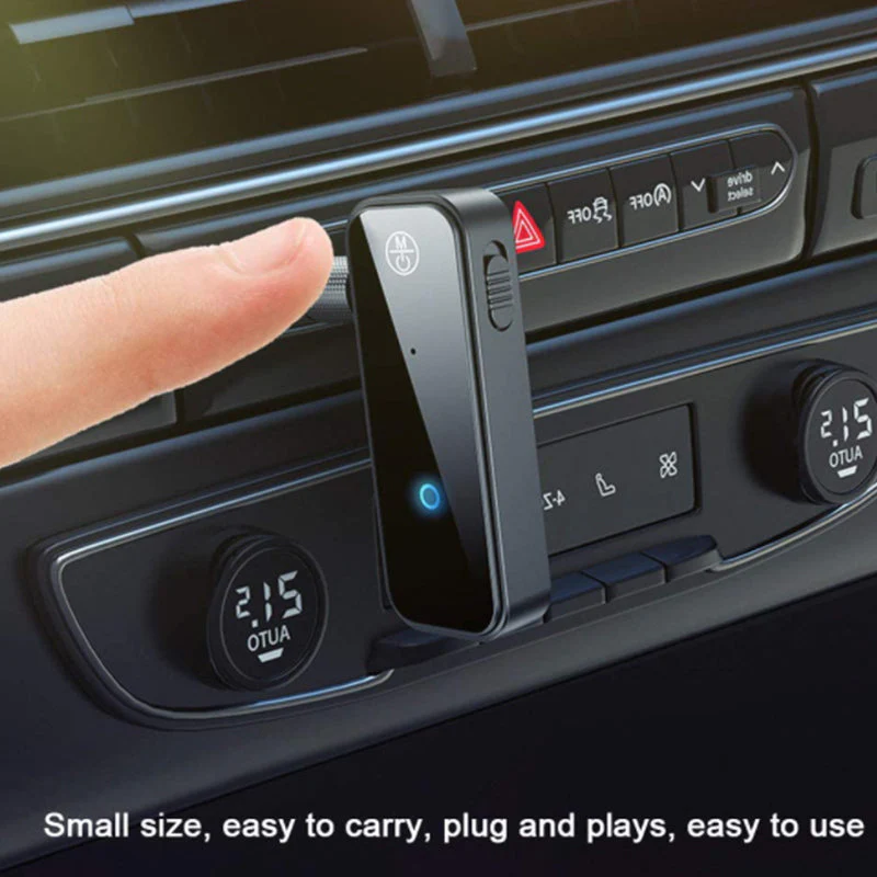 AUX Vehicle BT Receiver 2-in-1 BT Transmitters BT 5.0 Audio Adapter for Computer - Image 6