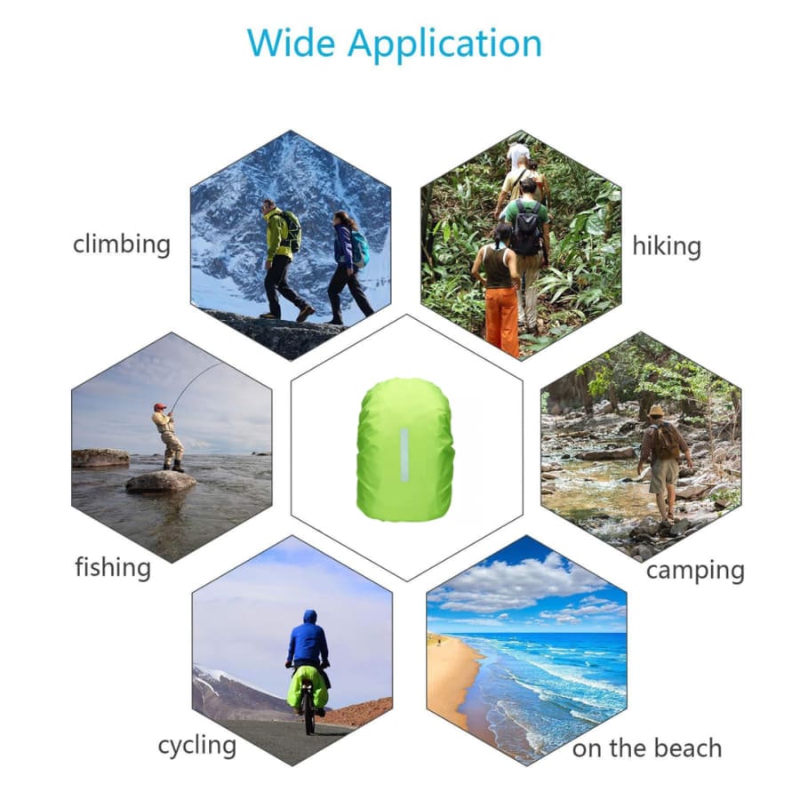 Backpack Waterproof Cover (Luminous Yellow) - Image 5